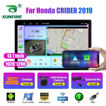 13,1-дюймовый Автомобильный Радиоприемник Для Honda CRIDER 2019 Автомобильный DVD GPS Навигация Стерео Carplay 2 Din Центральный Мультимедийный Android Auto