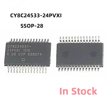 2 шт./ЛОТ, микроконтроллер CY8C24533-24PVXI SSOP-28 В наличии