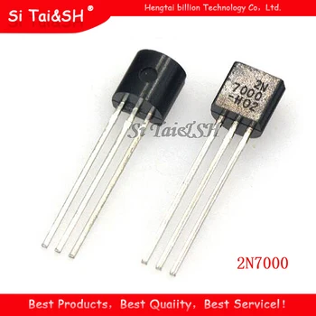 20ШТ 2N7000 TO92 МОП-транзистор с малым сигналом 200 МАМП, 60 Вольт N-канальный TO-92 Оригинальный и новый