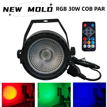 30W Remote par RGB 3-IN1 COB PAR/ disco light LED wash light stage профессиональное dj-оборудование