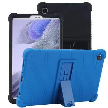 4 Утолщенных Силиконовых Чехла Cornors с Подставкой Для Samsung Galaxy Tab A7 Lite 8.7 Case SM-T220 SM-T225 Противоударная Защитная Кожа