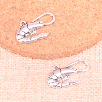 63 шт. Подвески-омары Подвеска из цинкового сплава для ожерелья, серьги браслет ювелирные изделия ручной работы 28*15 мм
