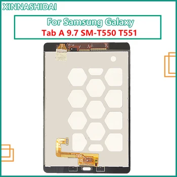 AAA + ЖК-Дисплей Для Samsung Galaxy Tab A SM-T550 T550N T555 ЖК-дисплей T551 Замена Дигитайзера с Сенсорным Экраном В сборе