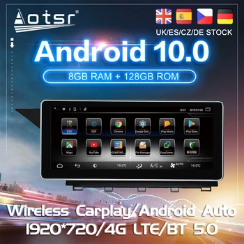 Android 10 Для Mercedes-Benz GLK X204 2008 + Автомобильный DVD GPS Навигация Carplay Авто Радио Стерео Мультимедийный Плеер Сенсорный Экран 2Din
