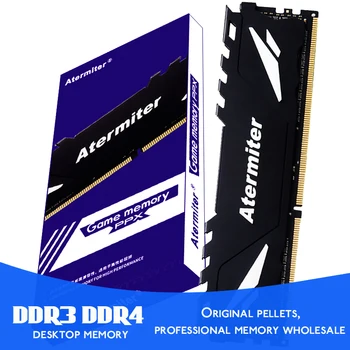 Atermiter DDR3 DDR4 2GB 4GB 8GB 16GB Memoria Ram 1333 1600 1866 2133 2400 2666 3000 3200 Memory Настольный Dimm с Радиатором