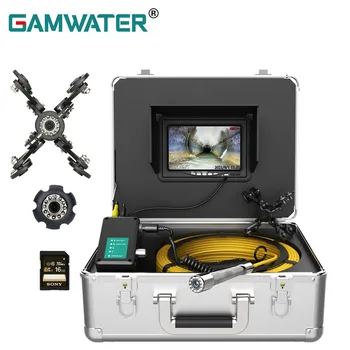 GAMWATE Труба Канализационная Инспекционная Камера 16 ГБ TF Карта AHD 1080P Водонепроницаемый 7 
