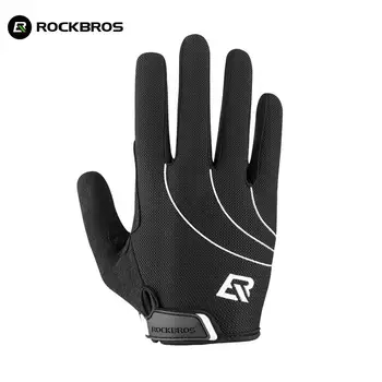 Rockbros оптом Ветрозащитные Велосипедные перчатки с сенсорным экраном Для верховой езды, перчатки для MTB велосипеда, Теплые Мотоциклетные перчатки Зима-осень 107