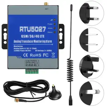 RTU5027 GSM Аналоговый датчик оповещения Контроль состояния питания Контроллер сигнализации 100-240 В новый