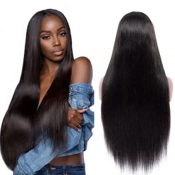 YATUWIN, 30-дюймовые парики с прямыми костями, HD, Кружевные Фронтальные парики, Предварительно выщипанные Бразильские Прозрачные Человеческие волосы на кружеве 13x4 для женщин