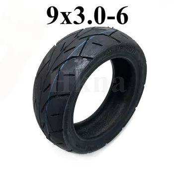 Бескамерная шина 9x3.0-6 TUOVT, 9-дюймовая утолщенная вакуумная шина для аксессуаров для электрических скутеров