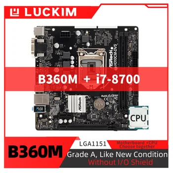 Восстановленная материнская плата B360M LGA1151 i7-8700 в комплекте с процессором