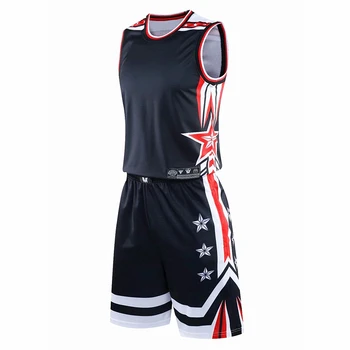 Высококачественный мужской детский комплект баскетбольной майки, тренировочный костюм для баскетбольной команды колледжа, дышащий комплект баскетбольной майки с принтом униформы