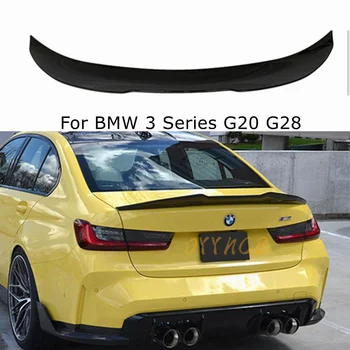 Для BMW 3 Серии G20 G28 & M3 G80 M3/M4/PSM/AC/MP Стиль ABS материал Черный глянец Задний Спойлер Багажник крыло 2018-2023