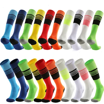 Дышащие новые мужские толстые футбольные носки, носки для бега, баскетбола, женские гольфы, Велосипедные волейбольные носки, чулки для ног Sox