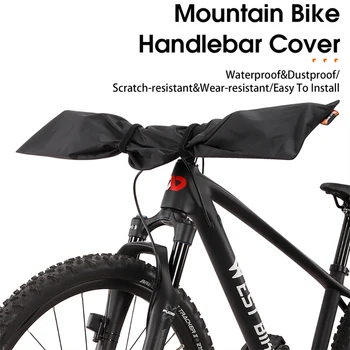 Защитная крышка велосипедного руля, водонепроницаемая Пылезащитная крышка для обслуживания дорожного велосипеда, Защитная крышка для езды на велосипеде на открытом воздухе