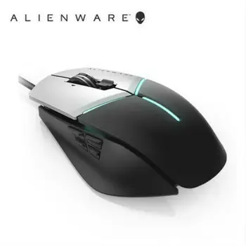 Игровая проводная мышь DELL Alienware AW959 с разрешением 12000 точек на дюйм, 3-скоростная оптическая мышь для компьютерных игр
