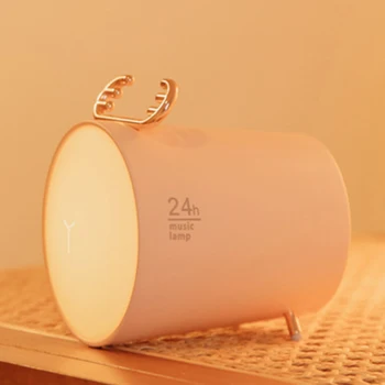 Креативный Новый музыкальный светильник с маленьким оленем в европейском стиле, беспроводной динамик Bluetooth, перезаряжаемый светодиодный ночник, Подарочная лампа для сна