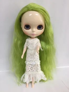 Кукла ню Блит, зеленые волосы 0627 Фабричная кукла, модная кукла, подходящая для поделок 25