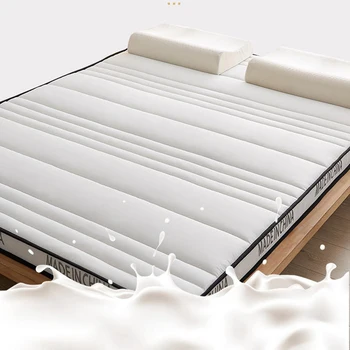 Латексный матрас мягкая подушка бытовая двуспальная кровать татами студенческое общежитие комната для аренды односпальной кровати специальный коврик для сна