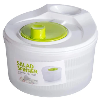 Машина для мытья салата, Вращающаяся машина для мытья овощей, Емкость для чистки фруктов и овощей