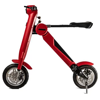 Мини-K-образный Небольшой Электрический Складной велосипед с электроприводом 36V8.8AH С Бесщеточным Складным Электрическим велосипедом в одну секунду