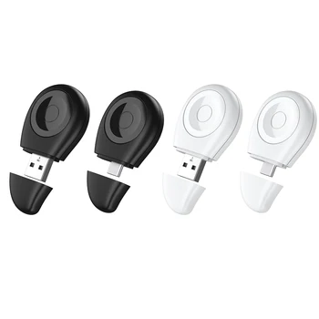 Мини-магнитное зарядное устройство для часов Plug and Play, Портативное магнитное зарядное устройство USB / Type C, Запасные аксессуары для Apple Watch 8 7 6