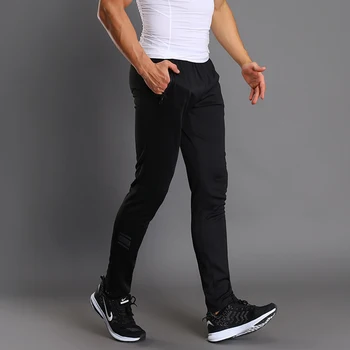 Мужские спортивные спортивные штаны Для бега трусцой Спортивные тренировочные брюки для спортзала Тренировочные джоггеры для бодибилдинга Спортивная одежда Тонкие повседневные брюки