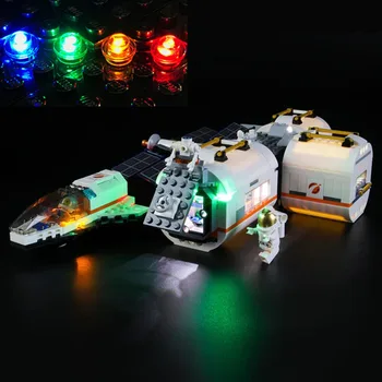 Набор USB-ламп для конструктора Lego 60227 Лунная космическая станция 60227 Blocks Building Set - (модель LEGO в комплект не входит)
