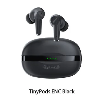 Наушники с шумоподавлением DACOM TinyPods ENC TWS Bluetooth 5,0, Наушники с басом, Настоящие Беспроводные стереонаушники AAC Type-C
