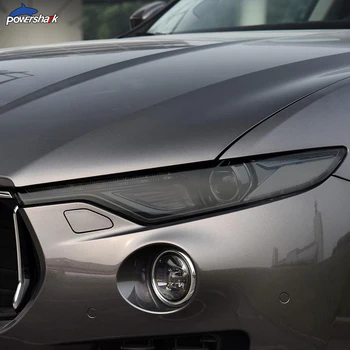Оттенок Фар Автомобиля Черная Защитная Пленка Защитная Прозрачная Наклейка TPU Для Maserati Ghibl Levante Quattroporte Аксессуары