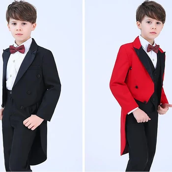 Официальный костюм для мальчика, Смокинг, комплекты из 3 предметов, Наряды 2023 года, Новые высококачественные Свадебные мальчики-цветочники, Дети мужского пола, Индивидуальный набор