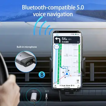 Практичная звуковая Навигация без потерь, голосовая трансляция, звук высокой четкости, 3,5 мм Порты AUX, автомобильный MP3-плеер для автомобиля