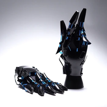 Рыцарские перчатки с механической подсветкой в стиле панк, маска для наушников Bluetooth серии Punk Biological, функциональные наушники, реквизит для косплея