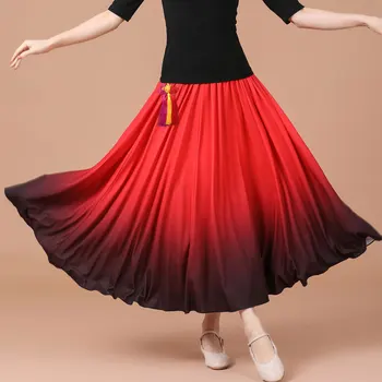 Танцевальная юбка Женские юбки для танца живота Костюмы для танца живота Латиноамериканское платье для выступлений Испанская юбка Высокого качества