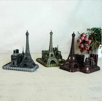 Туристический сувенир в Париже, металлическая башня с триумфальной аркой Нотр-Дам, комбинированная модель здания, церковный реквизит для фотосъемки, подарок